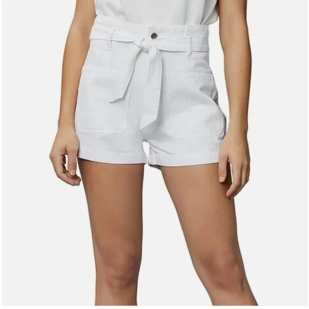 NWT DL1961 Vintage White Camille Paper Bag Shorts